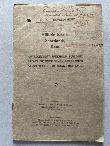 Hillside estate shortlands - estate,,